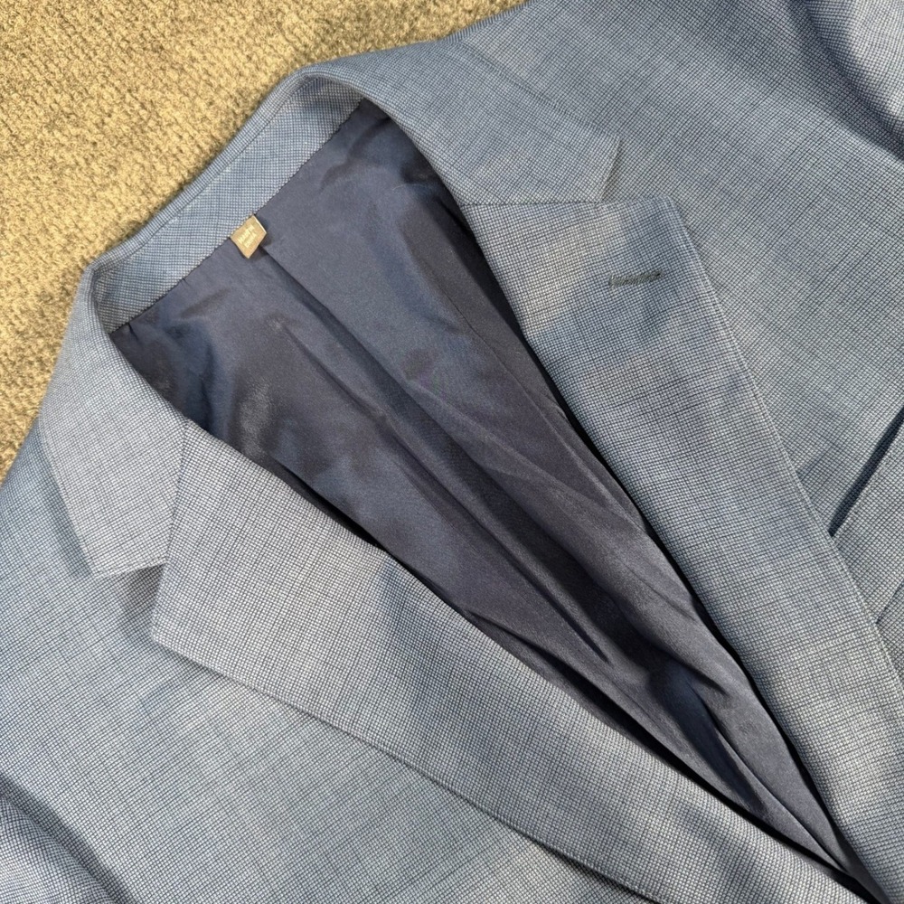 Bonobos Jetsetter Slim Fit Wool Blazer Light Blue 42L Sport Coat 18856-BLS94